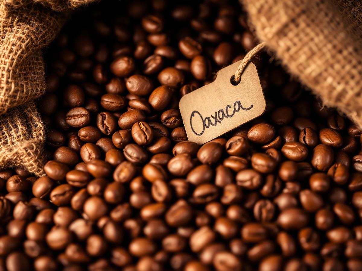 Oaxacan single-origin coffee beans